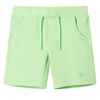 vidaXL Kindershorts Fluo-Gr&uuml;n 128
