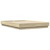 vidaXL Bettgestell Sonoma-Eiche 150x200 cm Holzwerkstoff