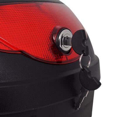 vidaXL Motorrad-Topcase 36 L für einen Helm