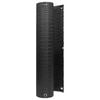 vidaXL Balkonsichtschutz mit &Ouml;sen 400 x 100 cm Poly-Rattan Schwarz