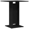 vidaXL Bistrotisch Schwarze Eiche 60x60x75 cm Holzwerkstoff