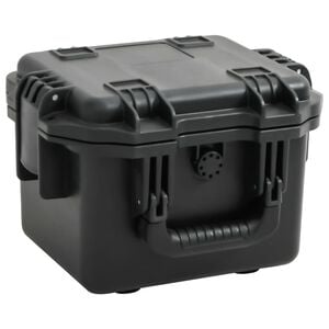 vidaXL Koffer f&uuml;r Flugreise Tragbar Schwarz 30x24,5x20 cm PP