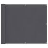 vidaXL Balkon-Sichtschutz Anthrazit 90x800 cm 100 % Polyester-Oxford