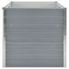 vidaXL Hochbeet 160 x 80 x 77 cm Verzinkter Stahl Grau