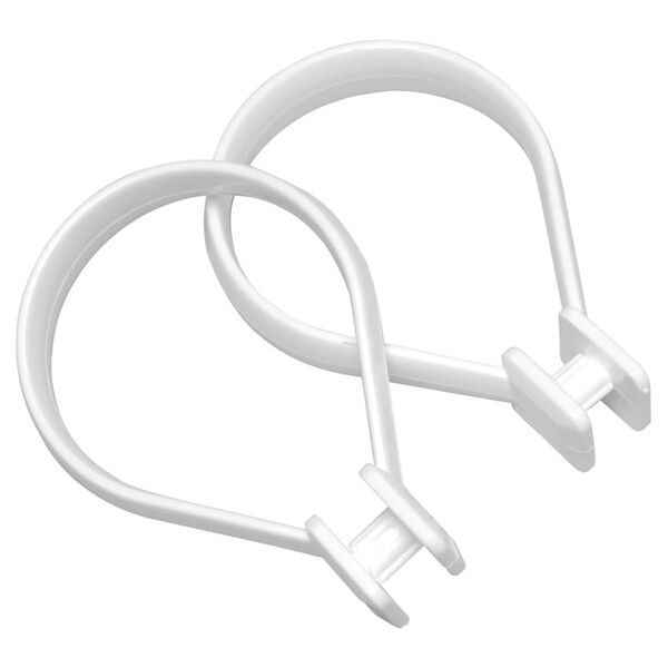 Sealskin Duschvorhangringe 12 Stk. Wei&szlig; 251060210