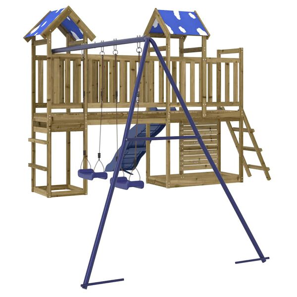 vidaXL Spielturm Impr&auml;gniertes Kiefernholz