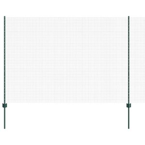 vidaXL Schwei&szlig;drahtzaun mit Pfosten 10 x 1,6 m (B x H)