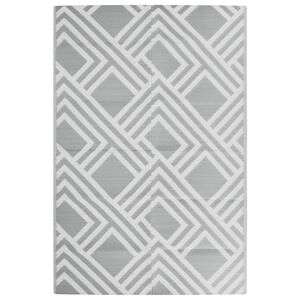 vidaXL Outdoor-Teppich ARAKIL Grau 120x180 cm PP
