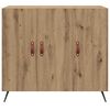 vidaXL Sideboard Artisan-Eiche 89,5 x 34 x 80 cm Holzwerkstoff