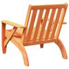 vidaXL Adirondack-Gartenstuhl Wachsbraun 75x77x77 cm Massivholz Kiefer