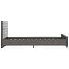 vidaXL Bettgestell Grau Samt 120x200 cm