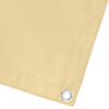 vidaXL Balkonsichtschutz Sand 110 x 400 cm Oxford-Stoff