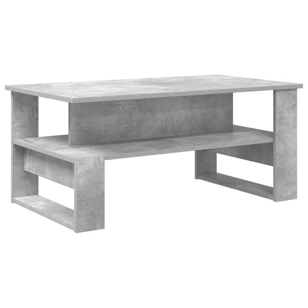 vidaXL Couchtisch Beton Grau 90 x 50 x 40 cm Holzwerkstoff