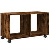 vidaXL Rollschrank Räuchereiche 72x33x42,5 cm Holzwerkstoff