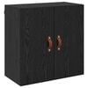 vidaXL Wandschrank 60 x 31 x 60 cm Holzwerkstoff Schwarz Eichen-Optik