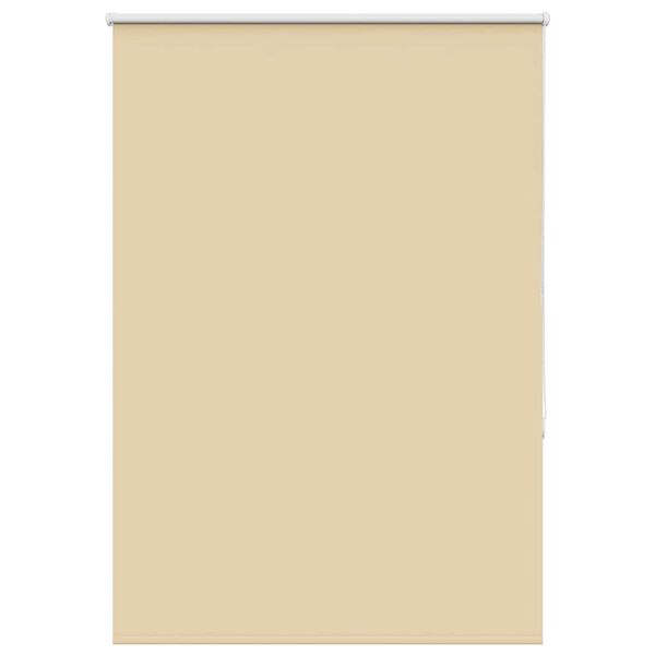vidaXL Verdunkelungsrollo Beige 95x130cm Stoffbreite 90,7 cm Polyester