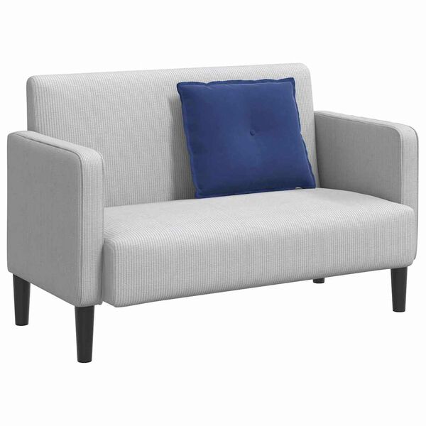 vidaXL R&uuml;ckenkissen Polizeiblau 60 x 50 cm Cordstoff