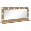 vidaXL Waschtischspiegel Artisan-Eiche 100 x 45 x 18 cm Rechteckig