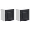 vidaXL Geschirrsp&uuml;lerfront Kalmar 2 pcs Schwarz 40 x 31 x 40 cm