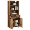 vidaXL Highboard Altholz 69,5 x 34 x 180 cm Holzwerkstoff