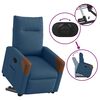 vidaXL Relaxsessel mit Aufstehhilfe Blau Stoff