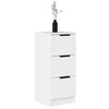 vidaXL Sideboards 2 Stk. Weiß 30x30x70 cm Holzwerkstoff