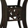 vidaXL 3-tlg. Bistro-Set Aluminiumguss Bronzen
