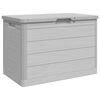 vidaXL Outdoor-Kissenbox Grau 77,5x44,5x53 cm Polypropylen