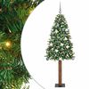 vidaXL Schlanker Weihnachtsbaum Gr&uuml;n 210 cm