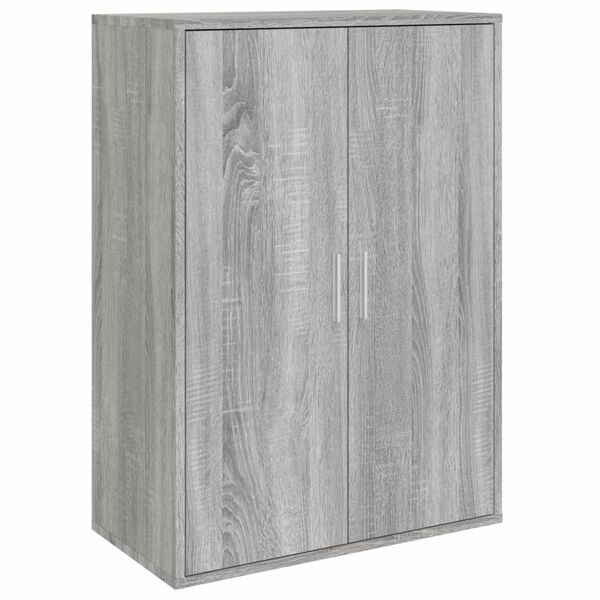vidaXL Sideboards 2 Stk. Grau Sonoma 60x31x84 cm Holzwerkstoff