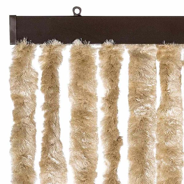 vidaXL Insektenschutz-Vorhang Beige 56x185 cm Chenille