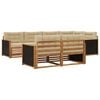 vidaXL Outdoor-Sofagarnitur mit Kissen 7 pcs