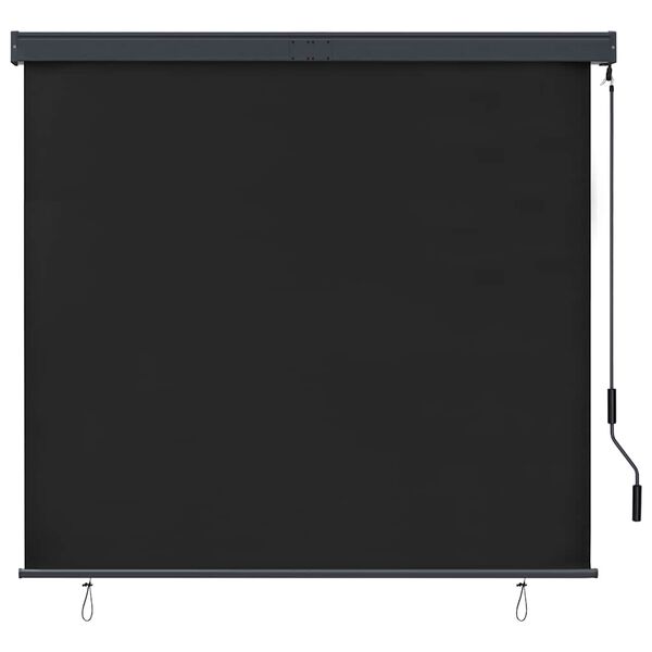 vidaXL Au&szlig;enrollo 160x250 cm Anthrazit