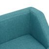 vidaXL Hundesofa T&uuml;rkis 60x37x39 cm Leinen