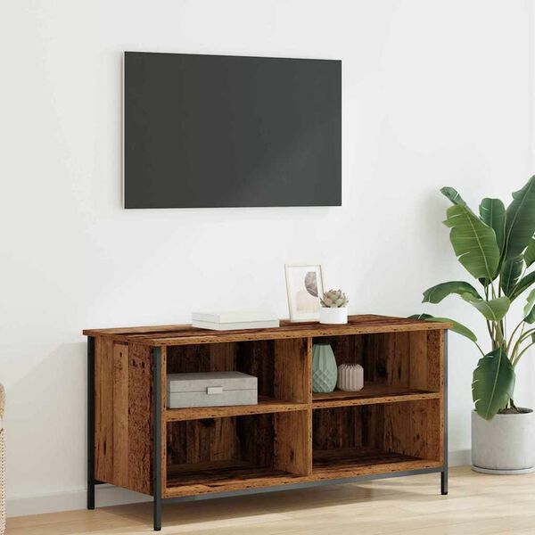 vidaXL TV-Schr&auml;nk Altholz 100 x 40 x 50 cm Holzwerkstoff