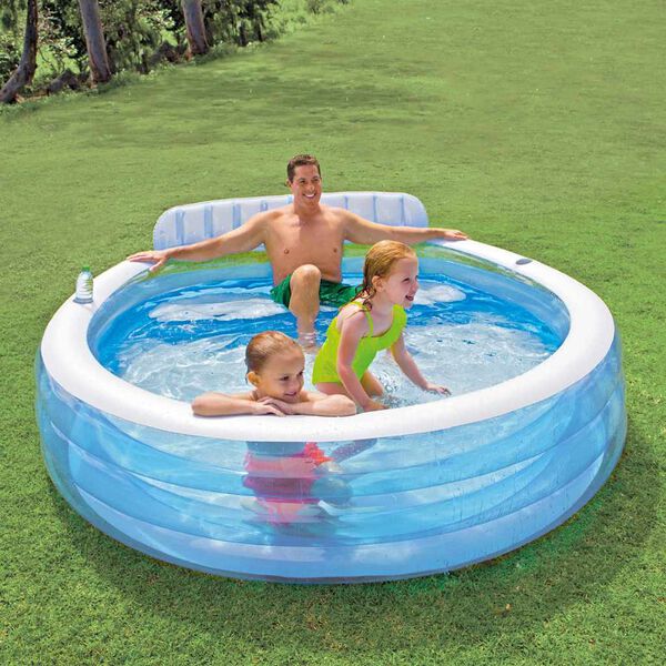 Intex Swim Center Aufblasbarer Pool "Family Lounge Pool" 57190NP