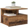 vidaXL Schwebender Nachttisch Altholz 40 x 31 x 28 cm Holzwerkstoff