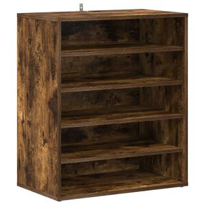 vidaXL Schuhschrank R&auml;uchereiche 60x35x70 cm Holzwerkstoff