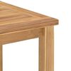 vidaXL Couchtisch Braun 85 x 85 x 45 cm Teak-Massivholz