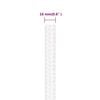 vidaXL Bootsseil Wei&szlig; 16 mm 50 m Polypropylen