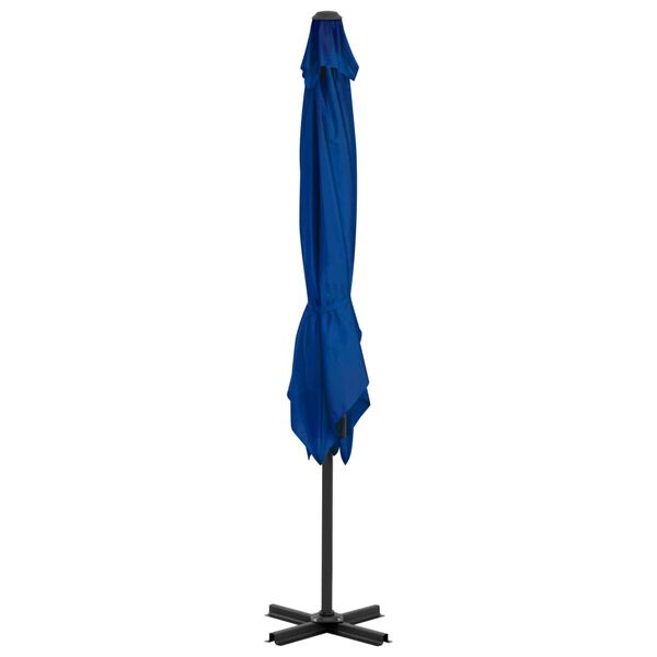 vidaXL Ampelschirm mit Aluminium-Mast 250x250 cm Azurblau