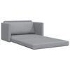 vidaXL Schlafsofa 110cm Hellgrau Stoff