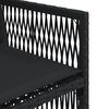 vidaXL 17-tlg. Garten-Essgruppe mit Kissen Schwarz Poly Rattan