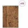 vidaXL Dekoplatten 12 pcs Altholz 15 x 21 x 0.3 cm Holzwerkstoff