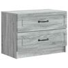 vidaXL Nachttisch Graues Sonoma 62 x 34,5 x 44,5 cm Holzwerkstoff
