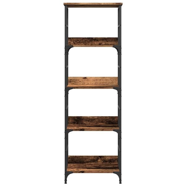 vidaXL B&uuml;cherregal Altholz-Optik 50x33x153 cm Holzwerkstoff