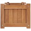 vidaXL Hochbeet 200x30x25 cm Massivholz Teak