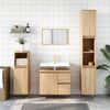 vidaXL Badschrank Sonoma-Eiche 65x33x60 cm Holzwerkstoff