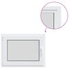 vidaXL Kellerfenster Innenseite Farbe Wei&szlig; RISOR 80 x 55 cm