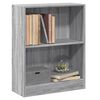vidaXL B&uuml;cherregal Grau Sonoma 60x24x76 cm Holzwerkstoff